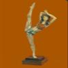 Limited Edison Signed Original American Artist Nick Gymnast Woman Bronze Statue view 2