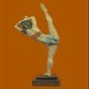 Limited Edison Signed Original American Artist Nick Gymnast Woman Bronze Statue view 3