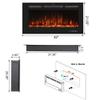 42'' Smart Electric Fireplace Inserts, Recessed & Wall Mount Electric Heater and Linear Fireplace with APP& Touch Screen &Remote Control, 62-99F Temperature, Hard Wired & Plug in view 2