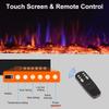 42'' Smart Electric Fireplace Inserts, Recessed & Wall Mount Electric Heater and Linear Fireplace with APP& Touch Screen &Remote Control, 62-99F Temperature, Hard Wired & Plug in view 3