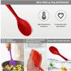18 pcs Silicone Kitchen Cooking Utensil Set, Non-stick Heat Resistant Cookware, BPA Free Non-Toxic Tools,Turner Tongs Ladle Spoon Whisk, Dishwasher Safe -Colorful by TIBLEN view 4