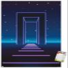 Trends International Geometric Neon Wall Poster, 34L x 22.4W, Premium Poster & Mount Bundle view 1