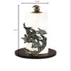 SPI Home Brass and Marble Seaworld Paper Towel Holder 14 Inches High view 2