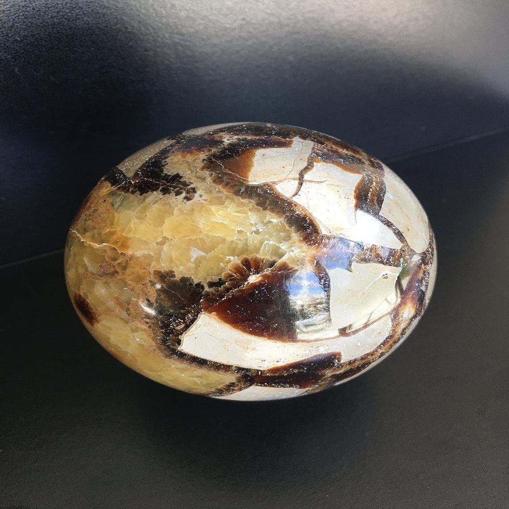 G.I.I Natural Septarian Sphere, Healing Crystal Gemstone, 75mm. from Madagascar