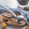2-in-1 Quick Chestnut Clip,with 2 Finger Protection Stainless Steel Nut Cracker Opener,Sheller Walnut Pliers Kitchen Gadget view 2