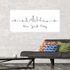 Trends International Line Art Skyline - New York City Wall Poster, 34L x 22.4W, Premium Unframed Version view 2