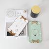 ccHuDE Cute Bowknot Resin Towel Tray Jewelry Display Tray Dish Serving Plate Fruit Trays Trinket Display Trays Green view 2