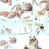 4PCS Humanoid Family Set, 3D DIY Plastic Fondant Body Model, Human Shaped Baking Cake Figure Decorating Tools view 3