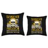 911 Dispatcher Precision Guess Work Flag Thin Yellow Line Throw Pillow view 3