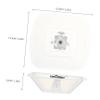 4pcs Square for Kitchen Range Hood Grease Collection Cup Easy to Install Removable Filter for Home Cooking view 2