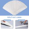 Gejoy Hat Sweat Liner Sweat Protector Disposable Cap Sweatband Shields Absorbing Pad for Women Men Golf Baseball Cap Hard Hat(White,20 Pieces) view 3