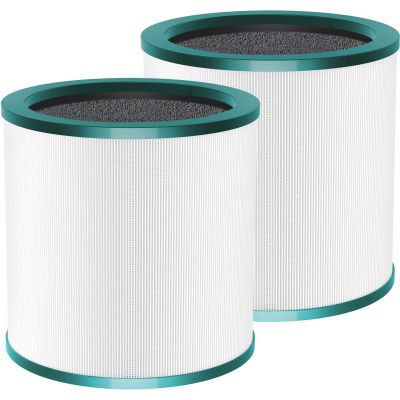 TP01 HEPA Replacement Filter Compatible with Dyson Tower Purifier Pure Cool Link TP01, TP02, TP03, AM11, BP01 Models, Compare to Part 968126-03, 2 Pack