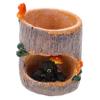 Large Outdoor Planters Kitchen Helper Cute Black Bear Flower Sedum Succulent Pot Planter Bonsai Trough Box Plant Bed Office Pot Decor Artificial Outdoor Plants view 1