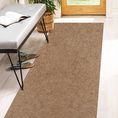 2' x 30' Runner Rugs with Rubber Backing, Indoor Outdoor Utility Carpet Runner Rugs, Sand, Can Be Used as Aisle for The RV and Boat, Laundry Room and Balcony
