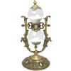 Hourglass Sand Timer Decorative,11.8inch Tall,360 Rotating Metal White Sand Watch 30 Min,Antique Hour Glass Decor for Office Desk- Crafts,Ornaments(Brass) view 1