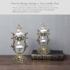 Hourglass Sand Timer Decorative,11.8inch Tall,360 Rotating Metal White Sand Watch 30 Min,Antique Hour Glass Decor for Office Desk- Crafts,Ornaments(Brass) view 3