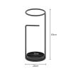 Umbrella Rack Hua Modern Stylish Black Umbrella Stand, Metal Umbrella Storage Rack with Drip Tray, Suitable for Indoor and Outdoor, 28x28x60cm view 4