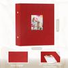 Artmag Photo Album 4x6 400 Large Capacity Linen Album Book Holds 400 Vertical Photos for Family Wedding Anniversary (400 Pockets, Red) view 2