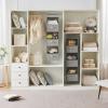 MAX Houser 6 Tier Shelf Hanging Closet Organizer, Closet Hanging Shelf with 2 Sturdy Hooks for Storage, Foldable (Light Grey-D3) view 4