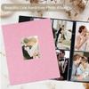 Artmag Fabric Photo Album 4x6 400 Large Capacity for Family Wedding Anniversary Linen Album Holds 400 Vertical Photos (400 Pockets, Pink) view 4