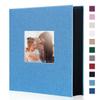 Artmag Fabric Photo Album 4x6 400 Large Capacity for Family Wedding Anniversary Linen Album Holds 400 Vertical Photos (400 Pockets, Teal) view 1