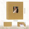 Artmag Fabric Photo Album 4x6 400 Large Capacity for Family Wedding Anniversary Linen Album Holds 400 Vertical Photos (400 Pockets, Khaki) view 2