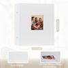 Artmag Fabric Photo Album 4x6 400 Large Capacity for Family Wedding Anniversary Linen Album Holds 400 Vertical Photos (400 Pockets, White) view 2