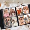 Artmag Fabric Photo Album 4x6 400 Large Capacity for Family Wedding Anniversary Linen Album Holds 400 Vertical Photos (400 Pockets, Purple) view 3