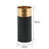 Umbrella Rack Hua Metal Umbrella Stand Black Gold, Umbrella Bucket with Drip Tray, Modern Minimalist Creative Home Entrance Hall Storage Rack, 21x21x47cm view 4