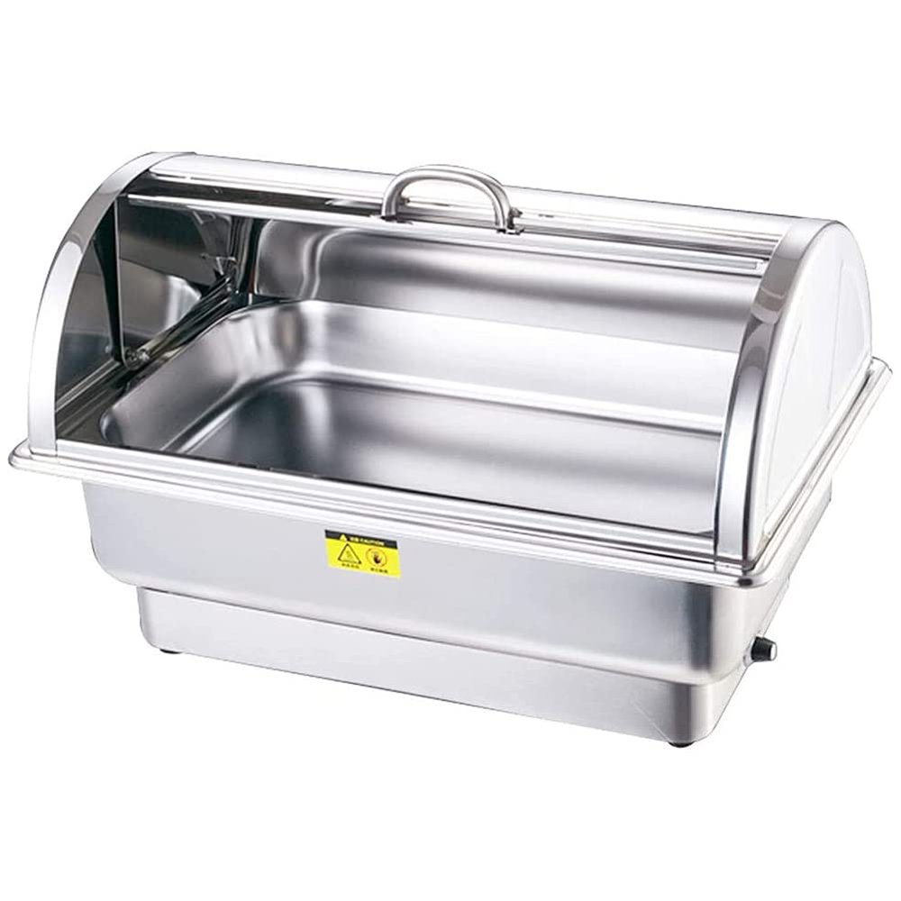 MNSSRN Electric Buffet Stove, Hot Pot Heating Tray Food Heater, Suitable for Buffet, Restaurant, Party, Event, Family Banquet,No Punching,1