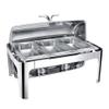 MNSSRN Food Heater Buffet Stove, Hot Pot Heating Pot Commercial Rectangular Buffet Server and Warmer-Keep Food Fresh Delicious,C,9L view 1