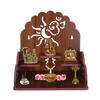 Shree Hari Enterprise Wooden Home Temple/Home mandir/god Stand for Home/Pooja Stand/Home mandap/mandapam/Pooja mandir Medium Size | Sun | (Brown) view 1