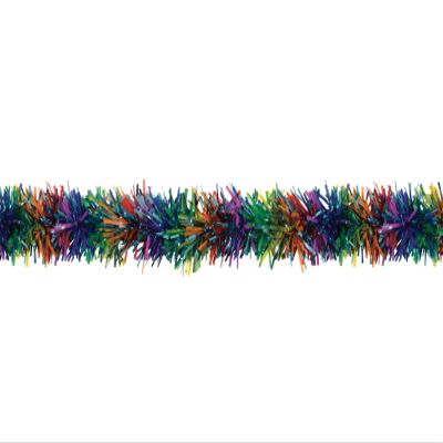 25' Blue and Yellow Tutti Frutti Contemporary Decorative Party Twist Garland