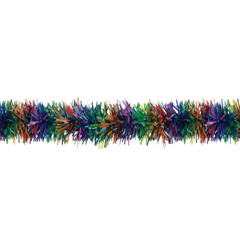 25' Blue and Yellow Tutti Frutti Contemporary Decorative Party Twist Garland