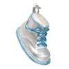 Old World Christmas Ornaments Blue Baby Shoe Glass Blown Ornaments for Christmas Tree view 1