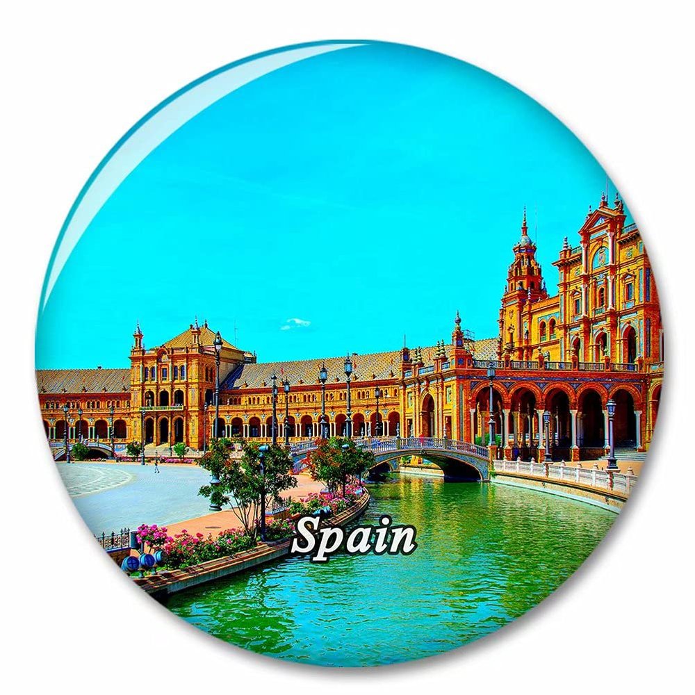 Spain Seville Fridge Magnet Decorative Magnet Bottle Opener Tourist City Travel Souvenir Collection Gift Strong Refrigerator Sticker