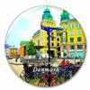 Denmark Copenhagen Fridge Magnet Decorative Magnet Bottle Opener Tourist City Travel Souvenir Collection Gift Strong Refrigerator Sticker view 1