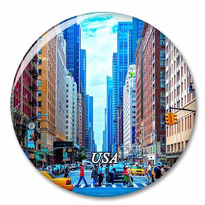 USA America Street New York Fridge Magnet Decorative Magnet Bottle Opener Tourist City Travel Souvenir Collection Gift Strong Refrigerator Sticker