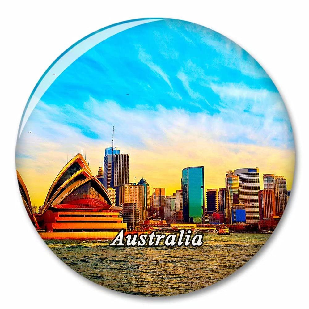 Australia Sydney Opera House Fridge Magnet Decorative Magnet Bottle Opener Tourist City Travel Souvenir Collection Gift Strong Refrigerator Sticker