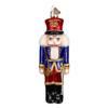 Old World Christmas Ornaments Blue Coat Soldier Nutcracker Glass Blown Ornaments for Christmas Tree view 1