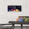 Among Us - Universe Wall Poster, 22.4L" x 14.7W", Silver Framed Version view 2