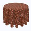 Fabric Textile Products, Inc. Round Tablecloth, 100% Polyester, 60" Round, Ikat Halloween view 1