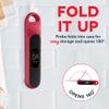 Dash Precision Quick-Read Thermometer - Meat Temperature Probe with LCD Display for Fast, Accurate Cooking and Baking - Water Resistant and Easy to Clean - Red view 4