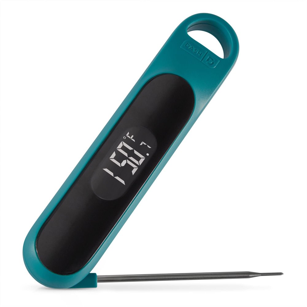 Dash Precision Quick-Read Thermometer - Meat Temperature Probe with LCD Display for Fast, Accurate Cooking and Baking - Water Resistant and Easy to Clean - Teal