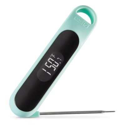 Dash Precision Quick-Read Thermometer - Meat Temperature Probe with LCD Display for Fast, Accurate Cooking and Baking - Water Resistant and Easy to Clean - Aqua