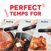 Dash Precision Quick-Read Thermometer - Meat Temperature Probe with LCD Display for Fast, Accurate Cooking and Baking - Water Resistant and Easy to Clean - Aqua view 4
