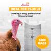 Stromberg's Large Turkey Heat Shrink Clear Bags, 18"x32", 1000 Pack view 3