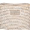 La Jolla Rattan Oblong Storage Basket White Wash Large view 3