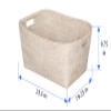La Jolla Rattan Oblong Storage Basket White Wash Large view 4