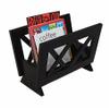 Contemporary Mahogany Solid Wood Magazine Rack view 1